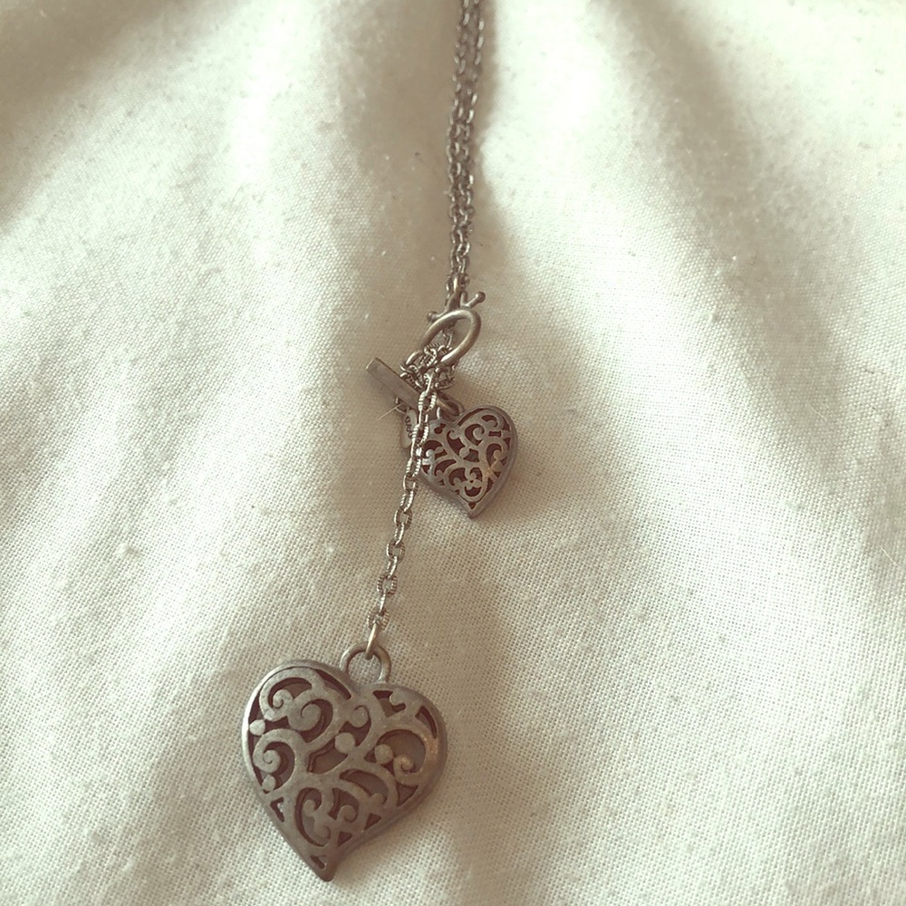 Long Heart Necklace